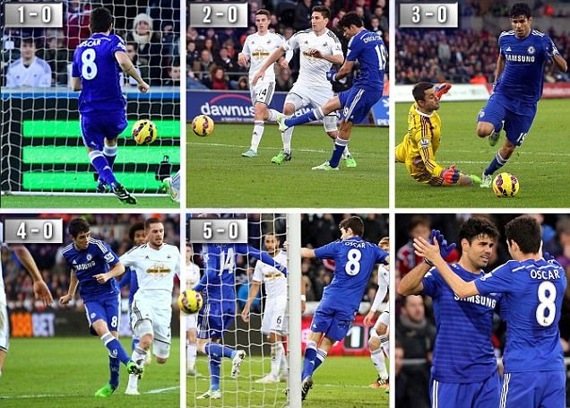 Chelsea `Pesta Lima Gol`, Mourinho Puji Skuadnya Bermain `Sempurna`